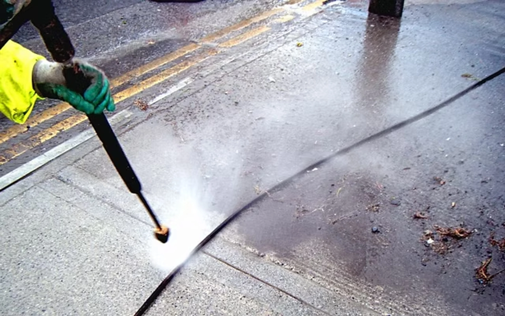 Chewing gum removal example 1